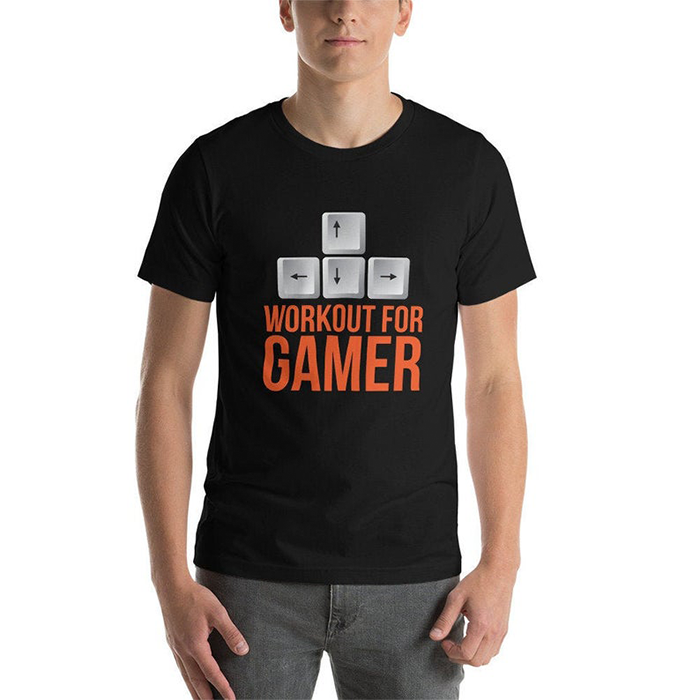 Workout for gamer - t-shirt - Billede 2