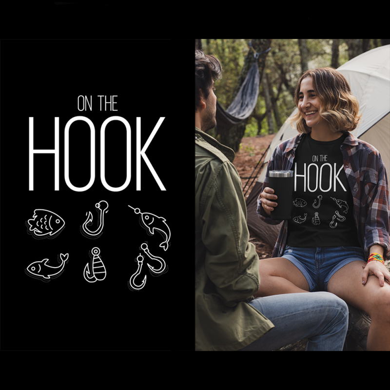 On the hook - t-shirt
