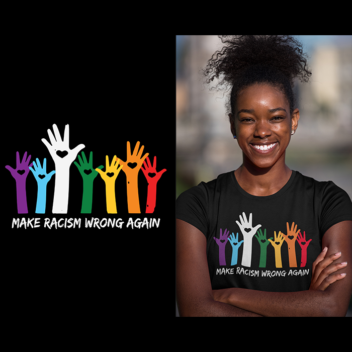 Make racism wrong again - t-shirt