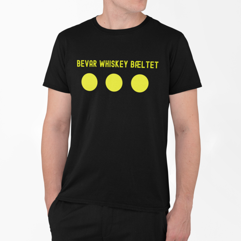 Bevar whiskey bæltet - t-shirt