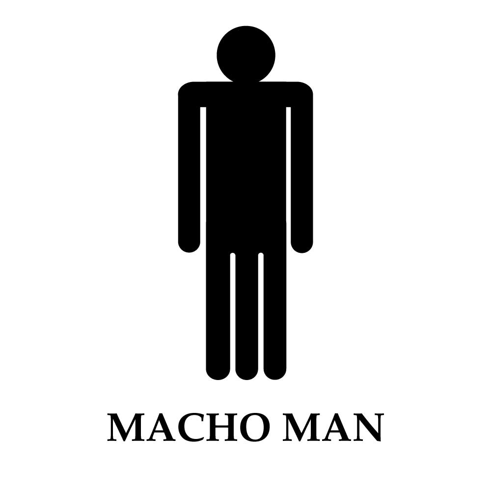Macho man - t-shirt - Billede 2