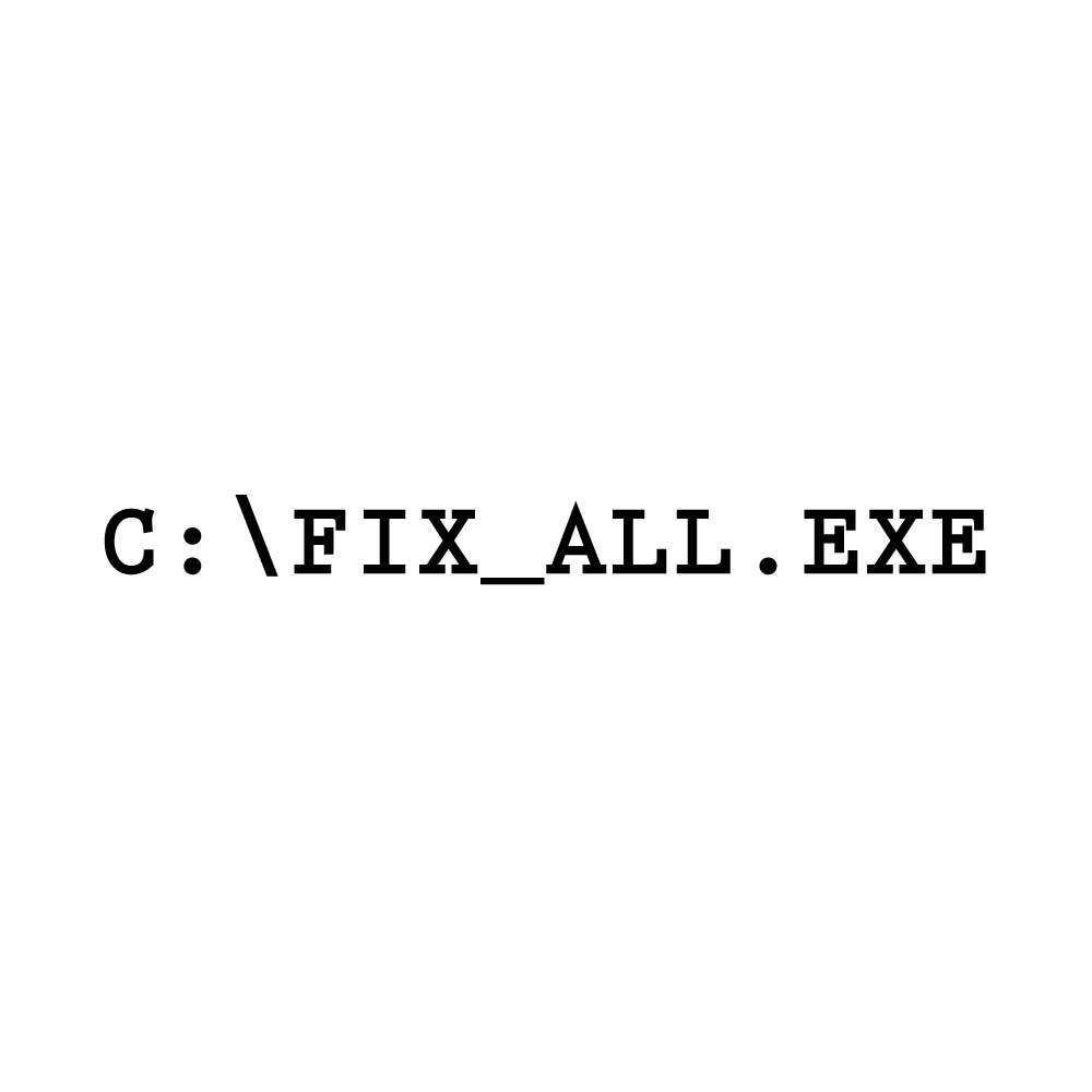 C:\FIX_ALL.EXE - t-shirt - Billede 2