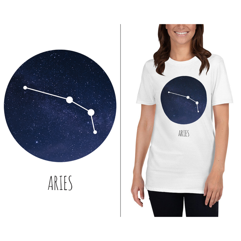 Aries stjernetegn - t-shirt