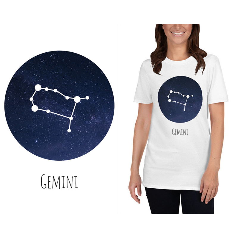 Gemini stjernetegn - t-shirt