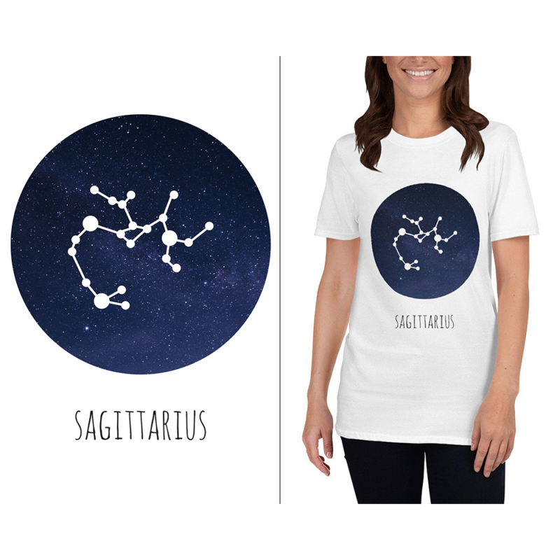 Sagittarius stjernetegn - t-shirt