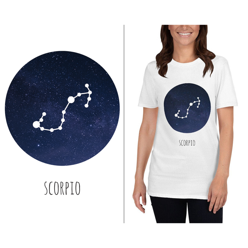 Scorpio stjernetegn - t-shirt
