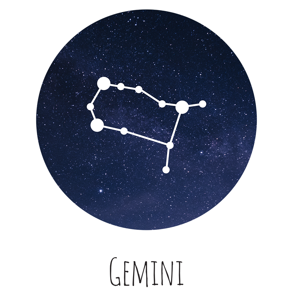 Gemini stjernetegn - t-shirt - Billede 2