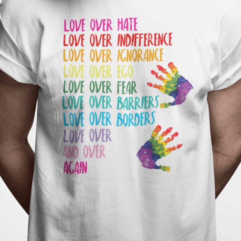 Love over hate....