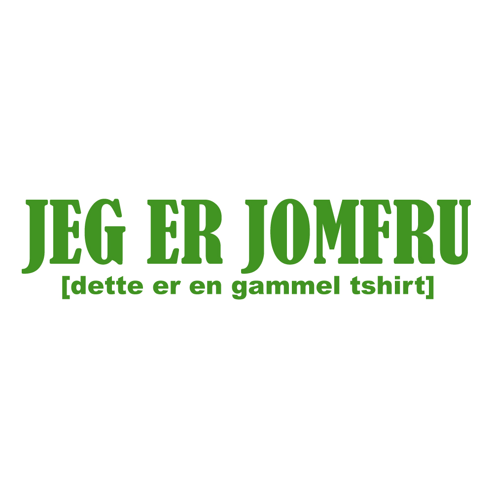 Jeg er jomfru. Dette er en gammel tshirt. - Billede 2