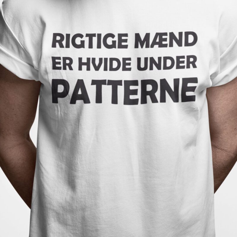 Rigtige mænd er hvide under patterne