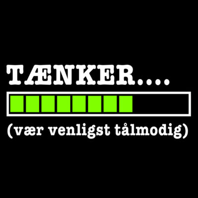 Alternative view of Tænker (vær venligst tålmodig)