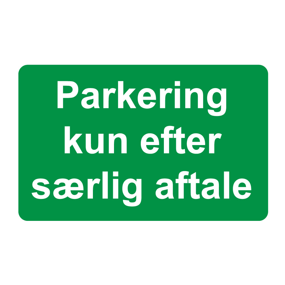 Parkering kun efter særlig aftale - Billede 2