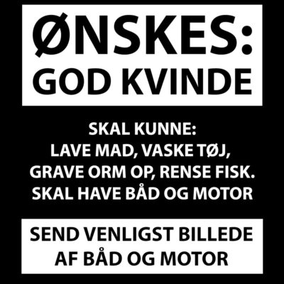 Alternative view of Ønskes: god kvinde......