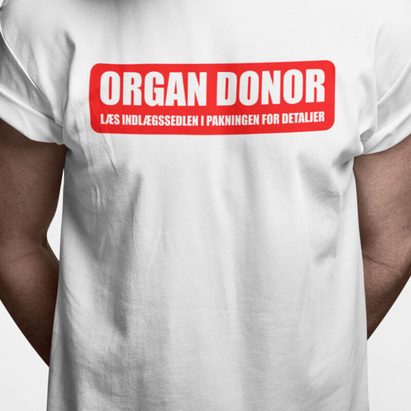 Organ donor - Læs indlægssedlen i pakningen for detaljer