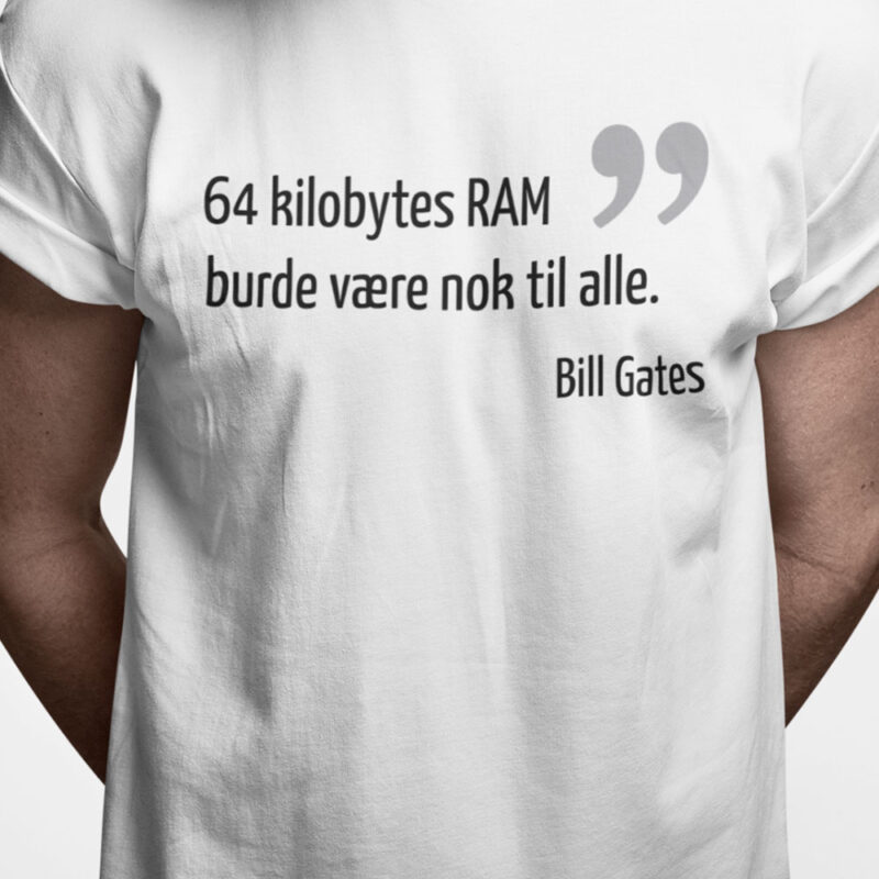 64 kilobytes RAM burde være nok til alle
