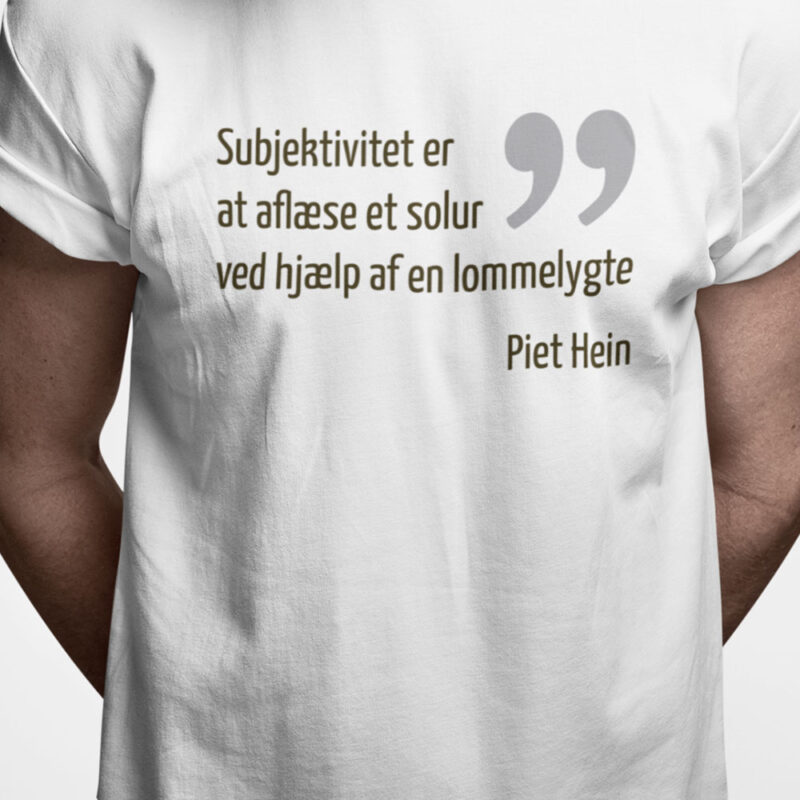 Subjektivitet er at aflæse et solur ved hjælp af en lommelygte