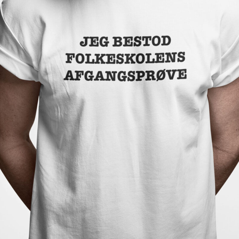 Jeg bestod folkeskolens afgangsprøve