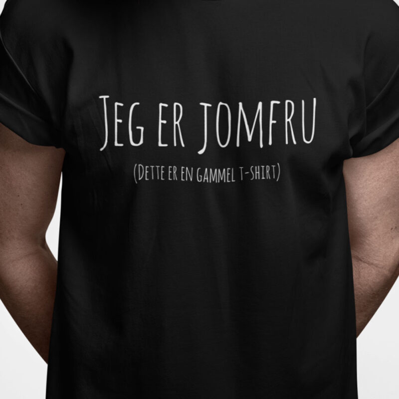 Jeg er jomfru (dette er en gammel t-shirt)