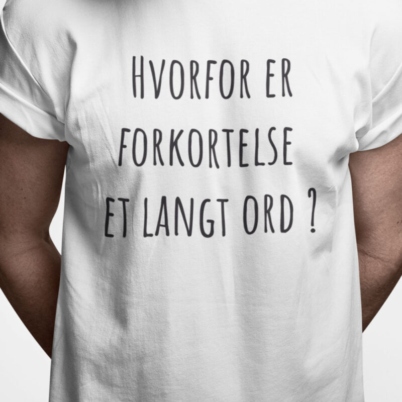 Hvorfor er forkortelse et langt ord?