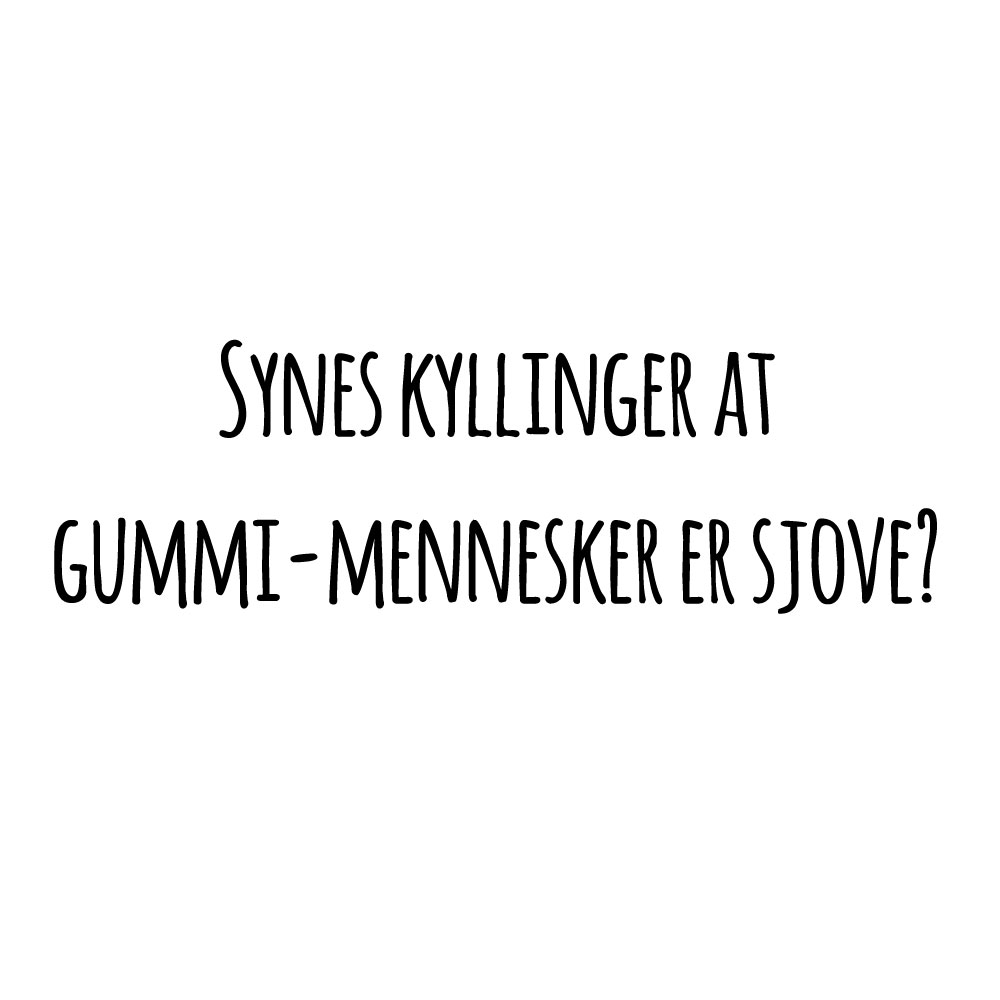 Synes kyllinger at gummi-mennesker er sjove? - Billede 2