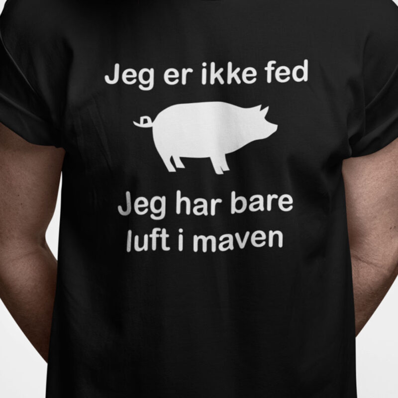 Jeg er ikke fed. Jeg har bare luft i maven