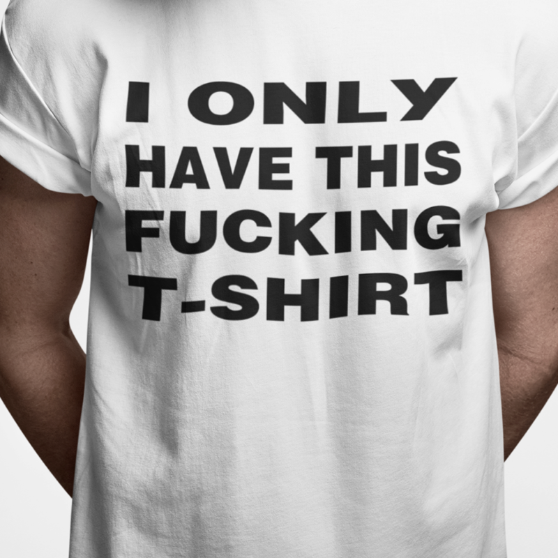 I only have this fucking t-shirt