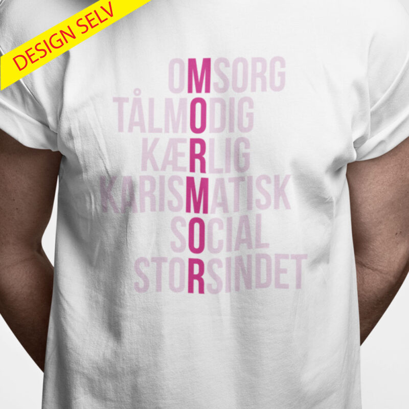 Krydsordsplakat - Røde nuancer 2 (Design Selv med dine egne ord)