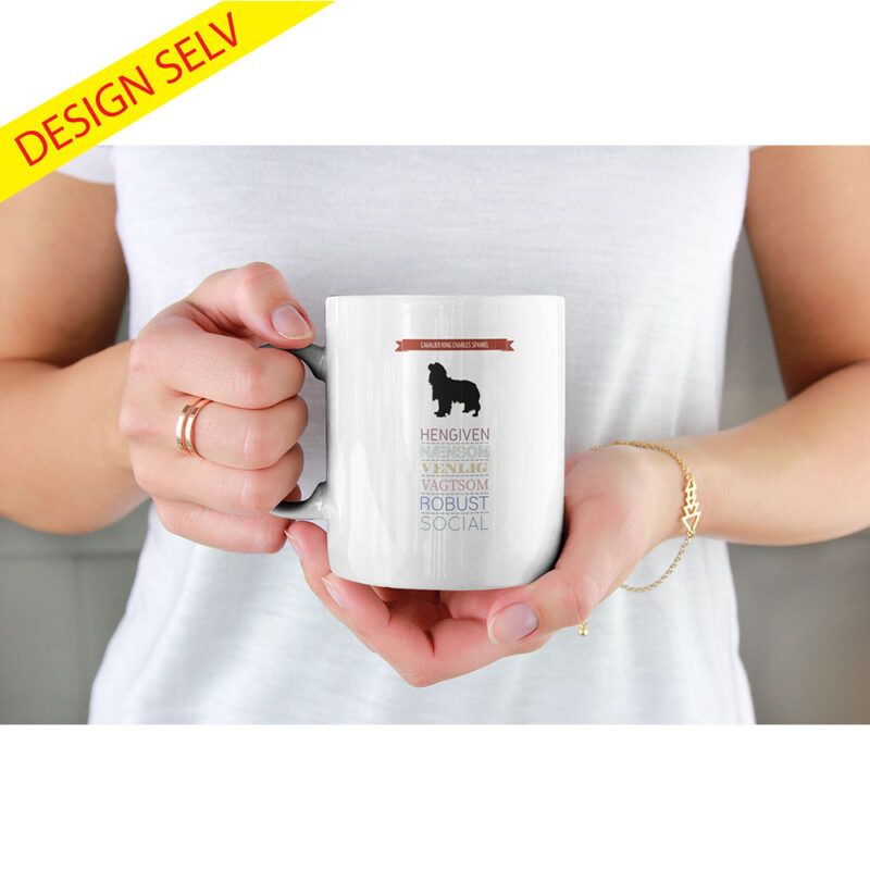Krus - Cavalier King Charles Spaniel - Design selv