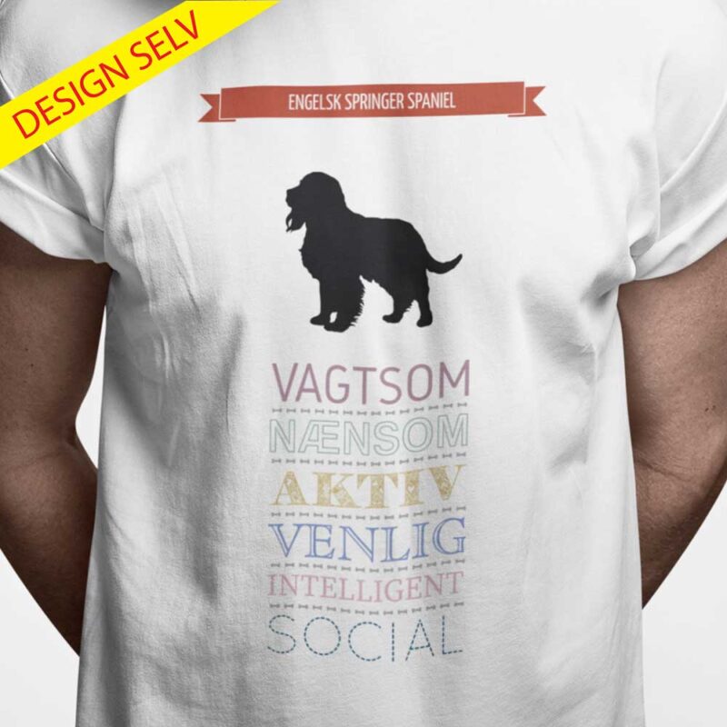 T-shirt Engelsk Springer Spaniel - Design Selv