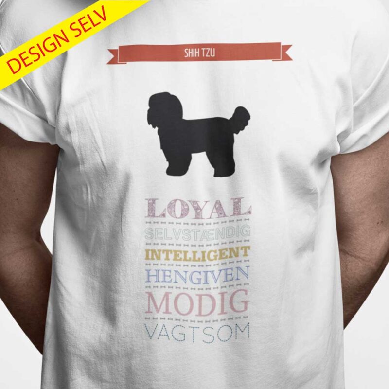 T-shirt Shih Tzu - Design Selv