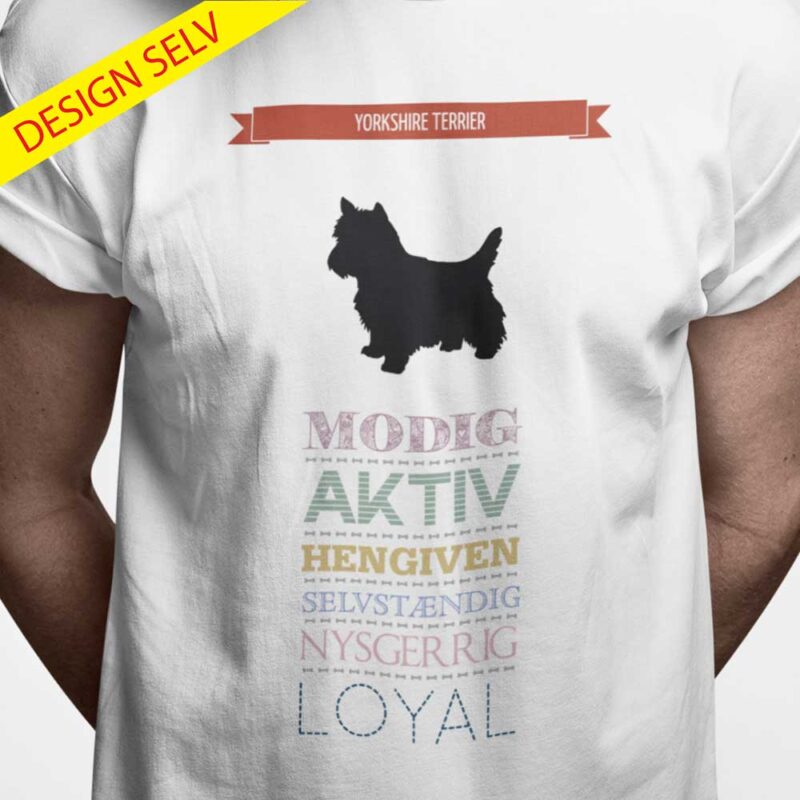 T-shirt Yorkshire Terrier - Design Selv