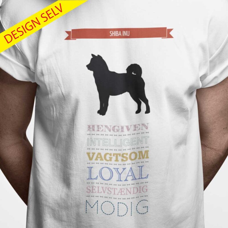 T-shirt Shiba Inu - Design Selv