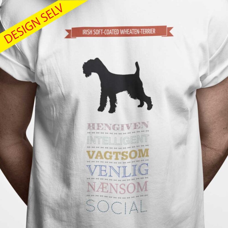 T-shirt Irish Soft Coated Wheaten Terrier - Design Selv