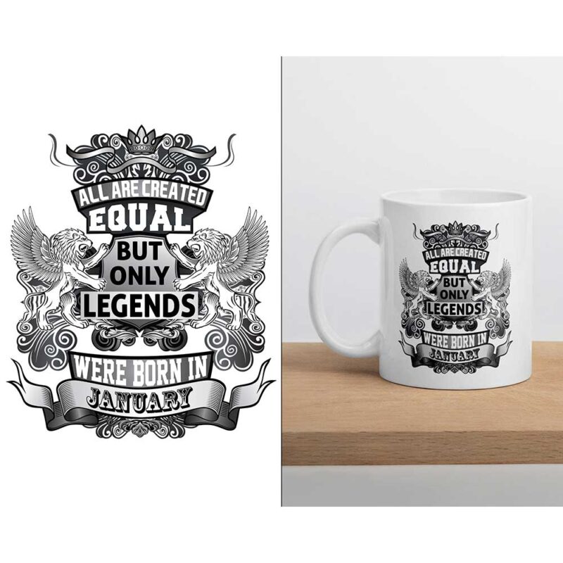 Krus - All are created equal bul only legends were born in JANUARY