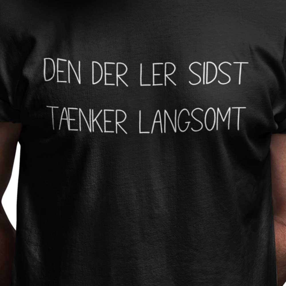 Den der ler sidst, tænker langsomt