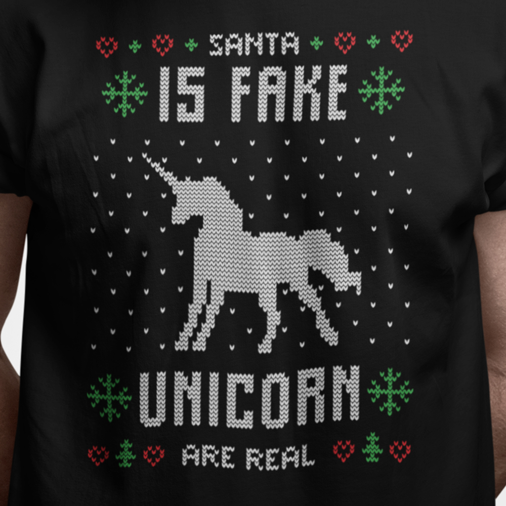 Santa is fake - unicorn is real