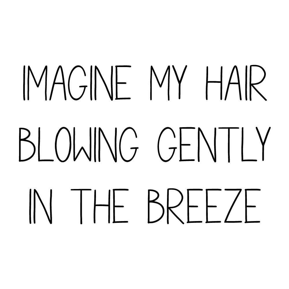 Imagine my hair blowing gently in the breeze - Billede 2