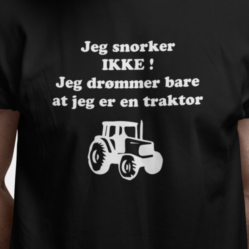Jeg snorker ikke - jeg drømmer bare at jeg er en traktor