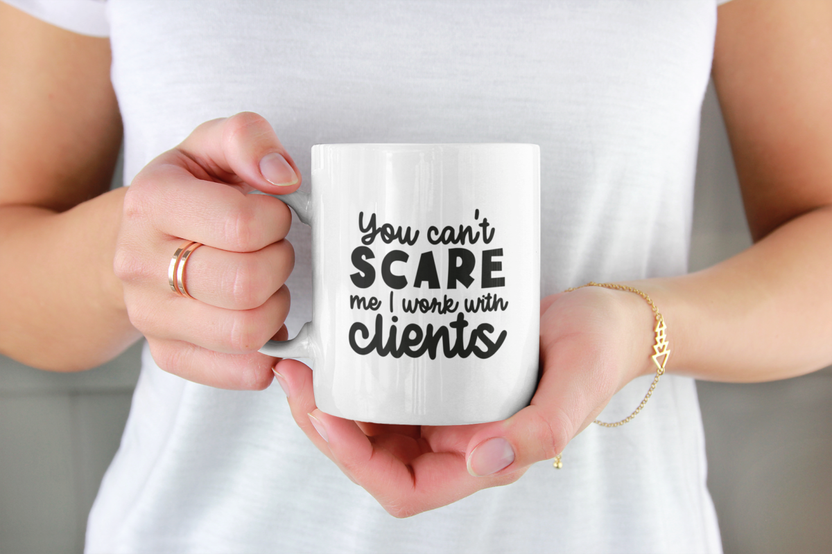 Krus - Kontor krus 41 - You can't scare me I work with clients