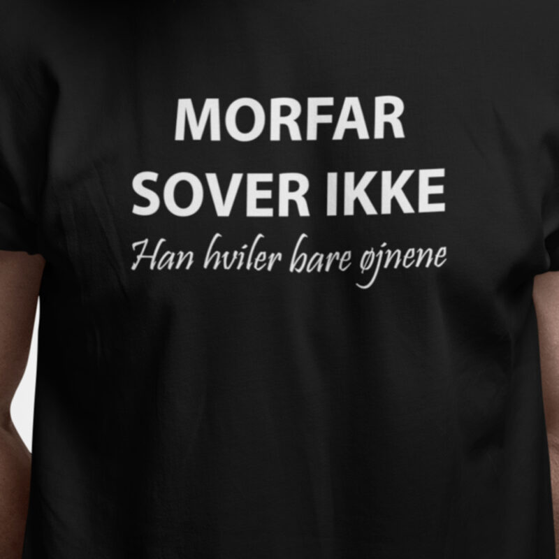 Morfar sover ikke - han hviler bare øjnene