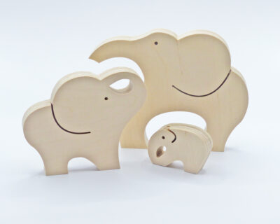 Elefant familie - Billede 4