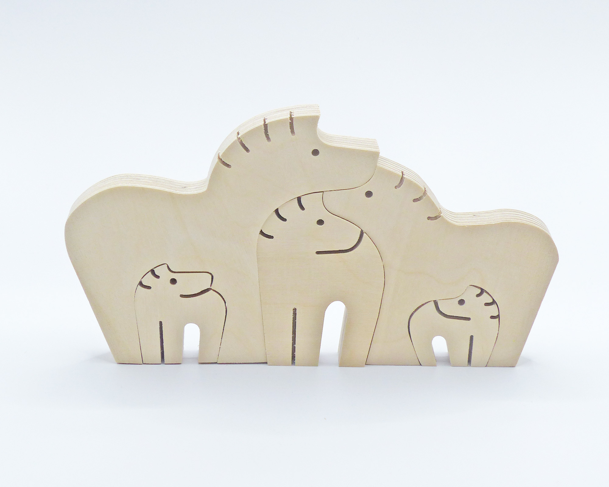 Zebra familie - Billede 2
