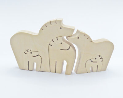 Zebra familie - Billede 3