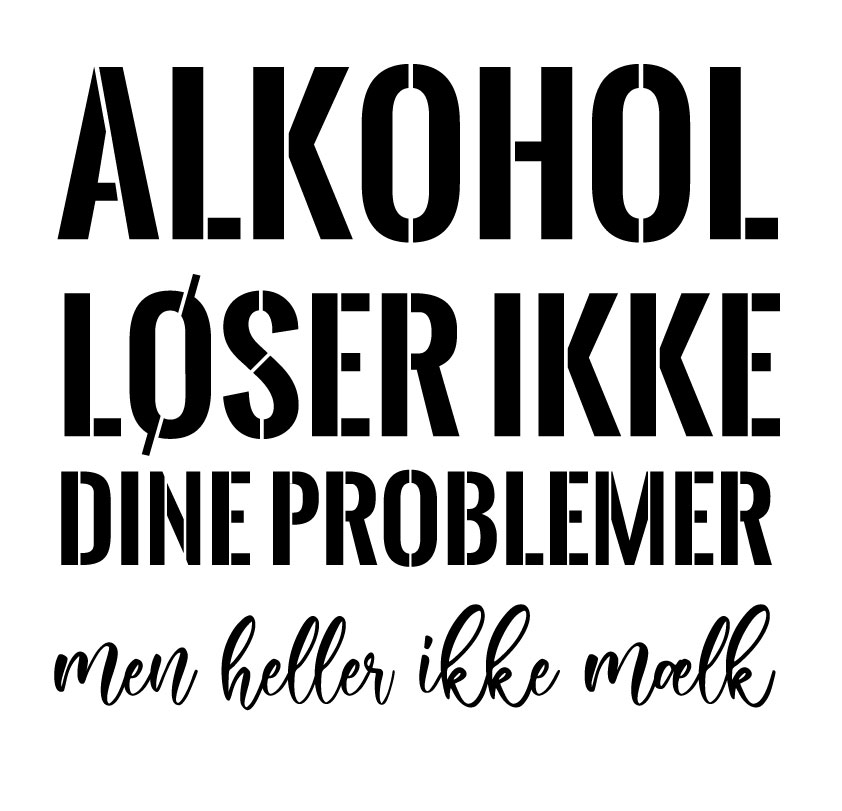Alkohol løser ikke dine problemer - men heller ikke mælk - Billede 2