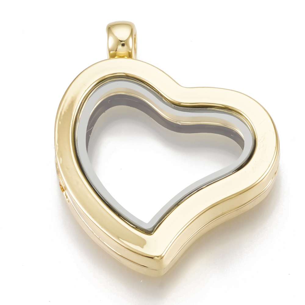 What's in your heart - Hjerte - Guldfarvet