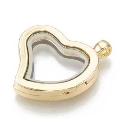 What's in your heart - Hjerte - Guldfarvet - Billede 4
