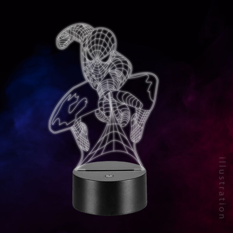 3D LED Lampe - Spiderman 2