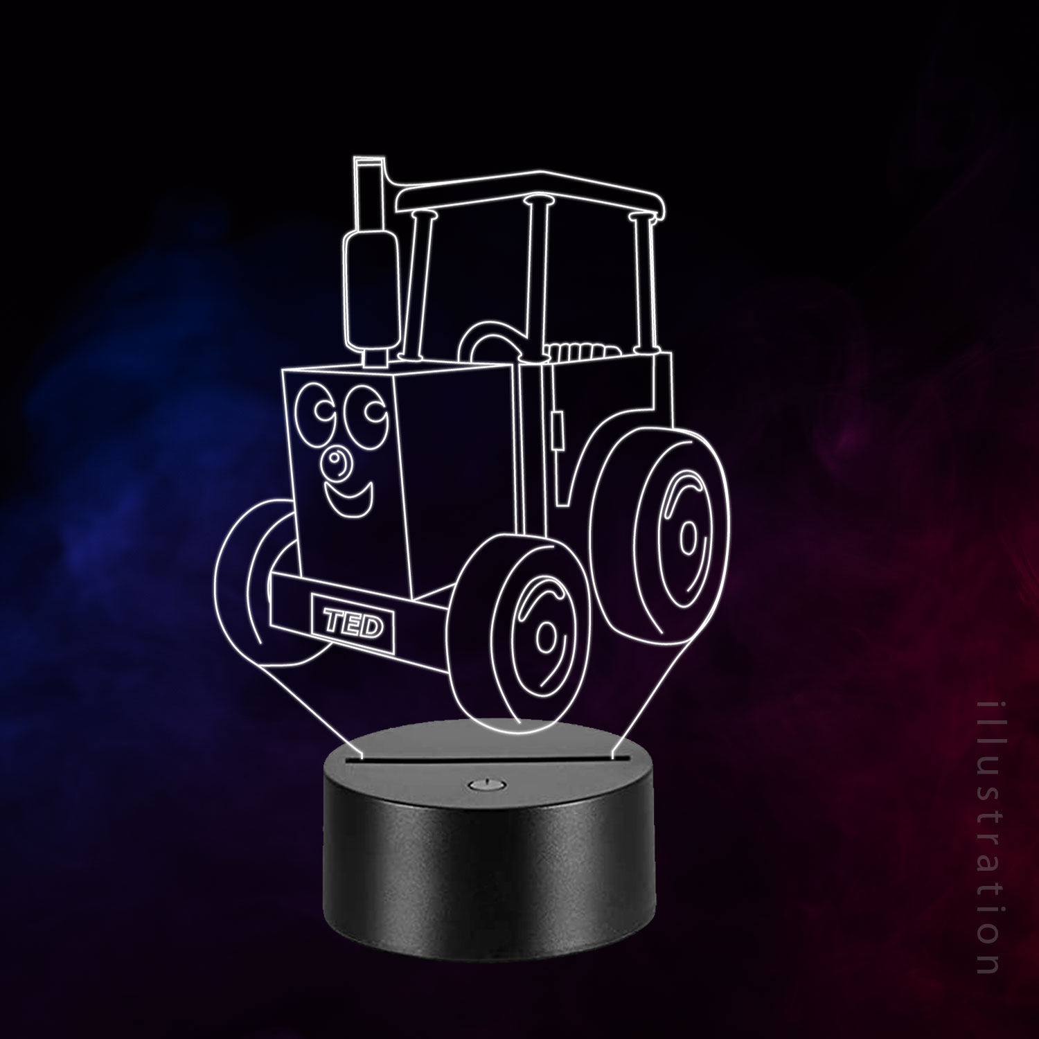 3D LED Lampe - TED