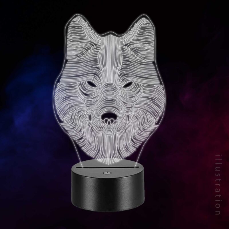 3D LED Lampe - Ulv