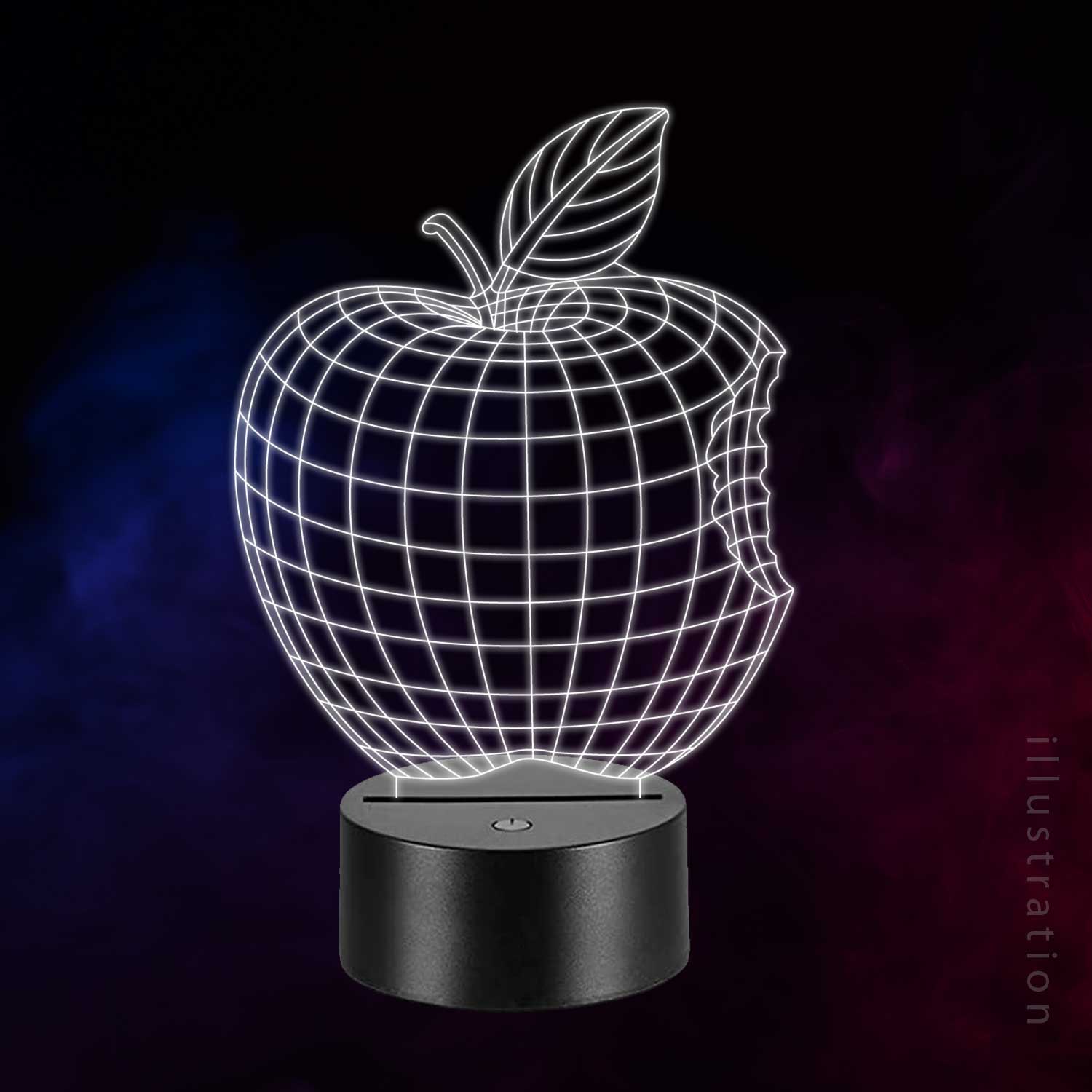 3D LED Lampe - Apple